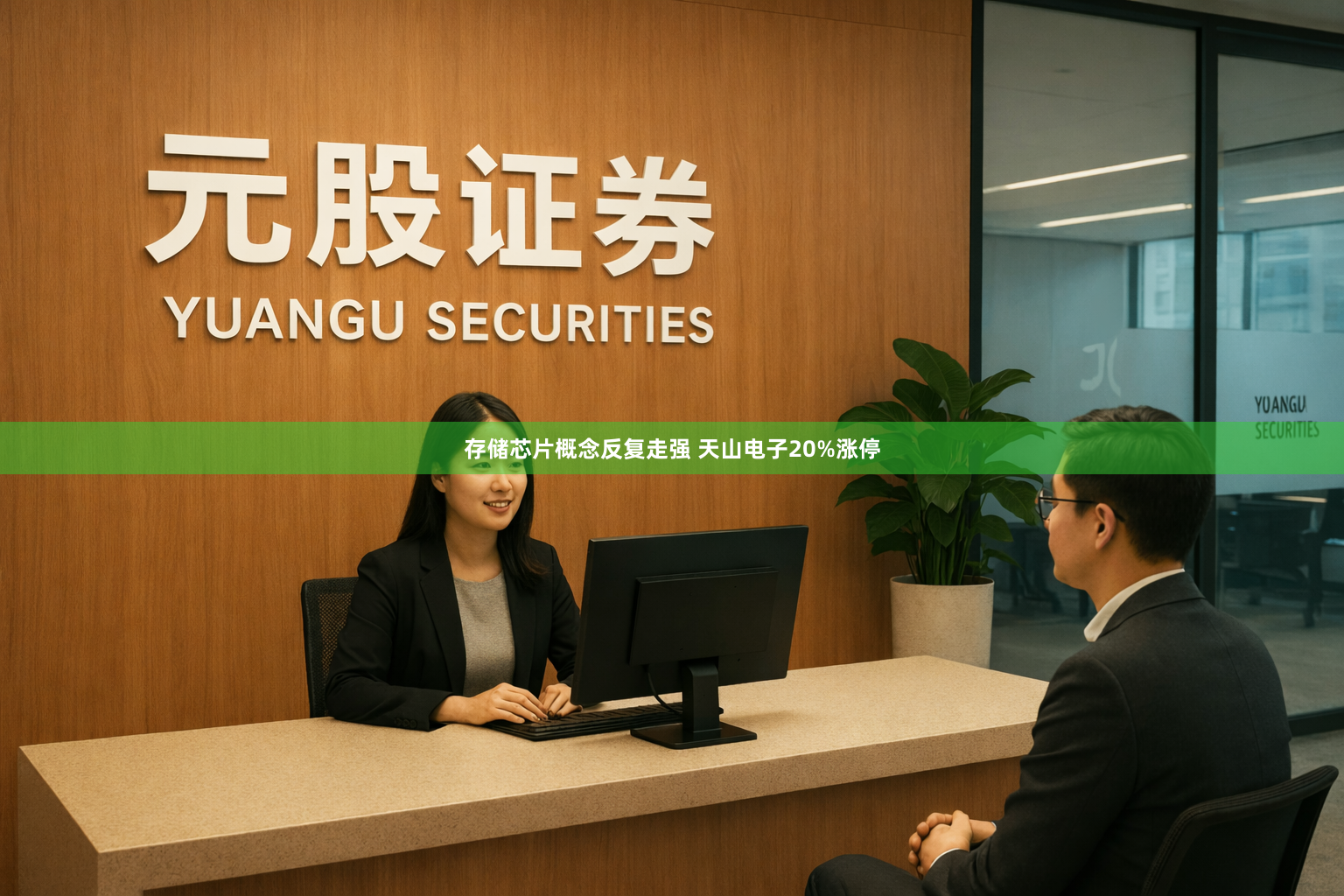 存储芯片概念反复走强 天山电子20%涨停